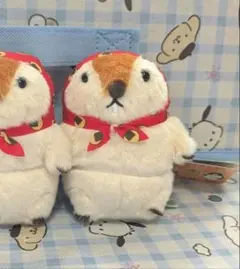 マーモットのもっとっと　おめかし　マスコット　もっとっと2点セット