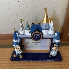 ディズニー50周年フォトフレーム♡ Amazon.co.jp: ウォルトワールド 50周年 wdw 写真立て フォトフレーム