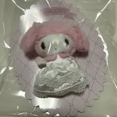 サンリオ　マイメロ　バースデー　レディマイメロ　マスコットブローチ　ホワイト