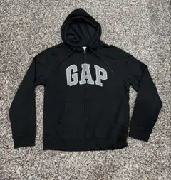 GAP ギャップ ジップアップパーカー ブラック M