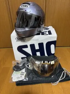 SHOEI X-.TWELVE パールグレーメタリック　M 外装美品、内装新品のサムネイル