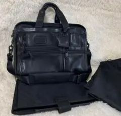 美品 トゥミ アルファ ブリーフケース 96141DH オールレザー ブラック TUMI - トゥミ／TUMI バッグ ブリーフケース ビジネスバッグ 鞄
