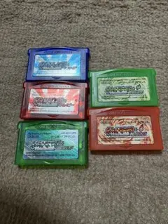 ゲームボーイアドバンス ポケットモンスター ５本セット　全て動作確認済み