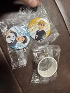 ハイキュー くら寿司 缶バッジ マスキングテープ