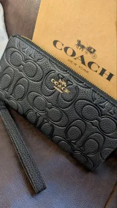 新品未使用☆コーチ 長財布 F53834 3Dシグネチャー