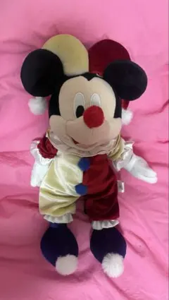 ミッキーマウス ピエロスタイルぬいぐるみ