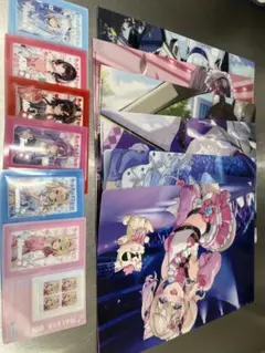 ホロライブ ローソン クリアファイル クリアシート 全6種 コンプリート