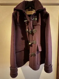 希少美品⭐BURBERRY バーバリーヘリンボーン ダッフルコート L ネイビー 希少美品⭐BURBERRY バーバリーヘリンボーン ダッフルコート L