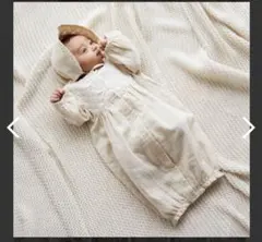 10mois flower刺繍ヨーク2wayドレス 退院着　セレモニー