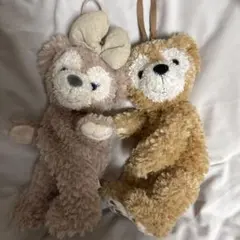 ダッフィー　シェリーメイ　ぬいぐるみ　ポーチ　ディズニーシー