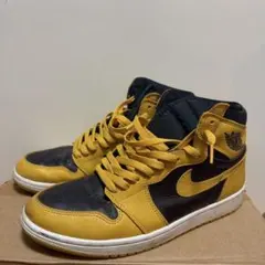 ナイキ エアジョーダン ハイカット スニーカー　イエローブラック　28.5cm
