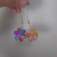 ハンドメイド ビーズストラップ 多色