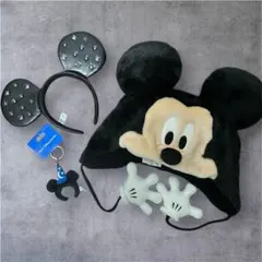 ディズニー3点セット／ファンキャップ／カチューシャ／キーホルダー