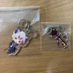 悪猫　アモン　アクリルキーホルダー 2点セット
