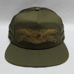 希少　USA製　ANTIHERO トラッカーキャップ アンチヒーロー 緑 希少 USA製 ANTIHERO トラッカーキャップ アンチヒーロー 緑 90s
