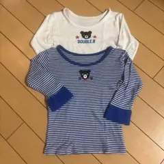 ダブルビー　ミキハウス　90cm 2枚セットのサムネイル