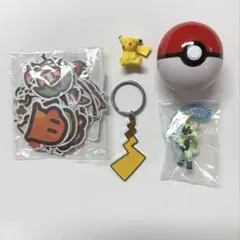 ポケモン フィギュア ストラップ ステッカー セット