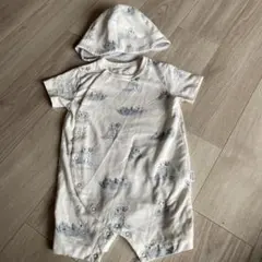 gelato pique クマ柄ロンパース80cm