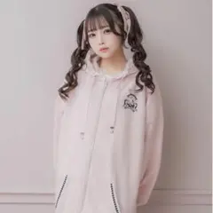 Pium べリエちゃん メゾピアノ パーカー ピンク