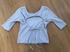 H&M／オープンバックトップス XS