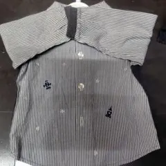 美品 familiar ロケット柄シャツ 80cm