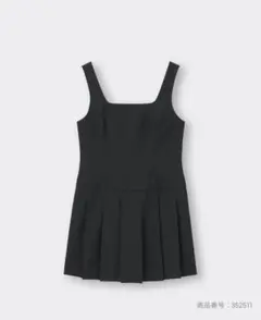 GU ローウエストプリーツジャンパードレス