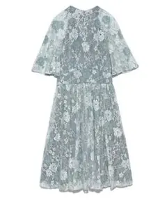 lily brown 花柄レース オケージョンドレス