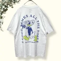 UNIQLO【S】バックビッグプリントTシャツディズニーグッドバイブス/UT/白