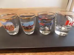 ヴィンテージ ショットグラス 5個セット - メルカリ