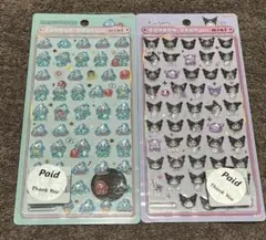 ボンボンドロップシールミニ サンリオ sanrio クロミ ハンギョドン