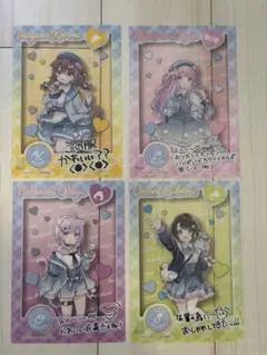 ホロライブ ✖️ ファミマ ミニクリアシート 4点セット