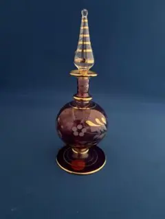 エジプト 紫色 香水ボトル