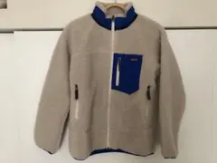 Patagonia フリースジャケット クリーム・ブルー