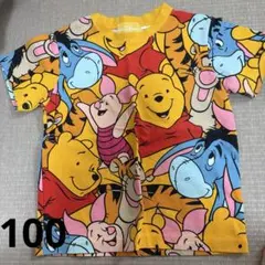 Tokyo Disney Resort くまのプーさん 総柄Tシャツ 100