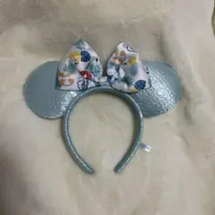 水色スパンコールカチューシャ チップ　& デール