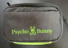 Psycho Bunny ポーチ グレー/グリーン