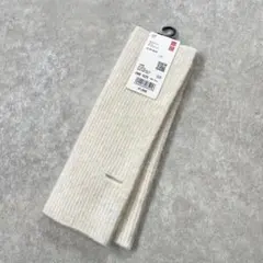 新品未使用✨/UNIQLO/スフレヤーンニットアームウォーマー/オフホワイトのサムネイル