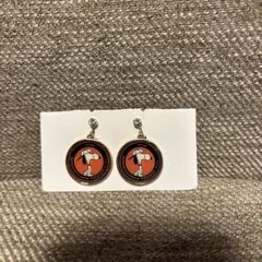 スヌーピー イラスト イヤリング