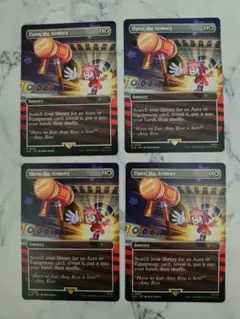 MTG 武器庫の解放/Open the Armory《SLD》EN 4枚セット