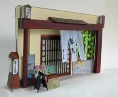マイクロエース　日本のふるさと相撲部屋ジオラマ完成品　背景・クリアケース付き マイクロエース 日本のふるさと相撲部屋ジオラマ完成品 背景・クリア