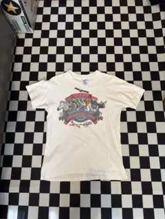 90s ヘインズ Hanes USA製 ウルフ 狼 シングルステッチ アニマル 