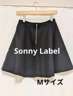 【美品】 アーバンリサーチ サニーレーベル ブラック フレアスカート M 裏地付