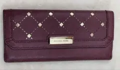 美品　MICHAEL KORS マイケルコース　長財布　ワインレッド