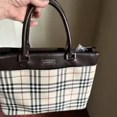 BURBERRY チェック柄 トートバッグ