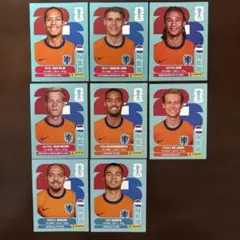 Panini FIFA WorldCup 2026 ステッカー　オランダ　8枚
