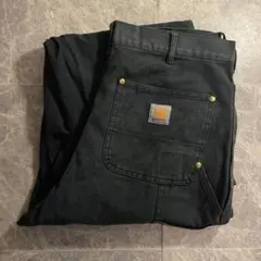 00s カーハート　ダブルニー　ブラック　黒　w34 ゴールデンサイズ　USA