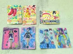 アイカツ 紫吹蘭 パープルジュエリーワンピ ちゃお 3Dカード 霧矢あおい