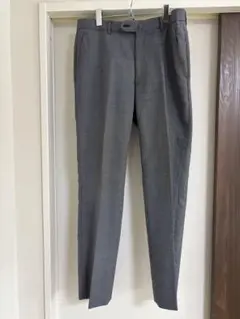 グレー チェック柄 スラックス