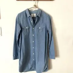 AIGLE エーグル デニムシャツ　Sサイズのサムネイル