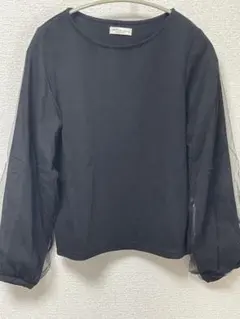 earth music & ecology ブラック長袖トップス